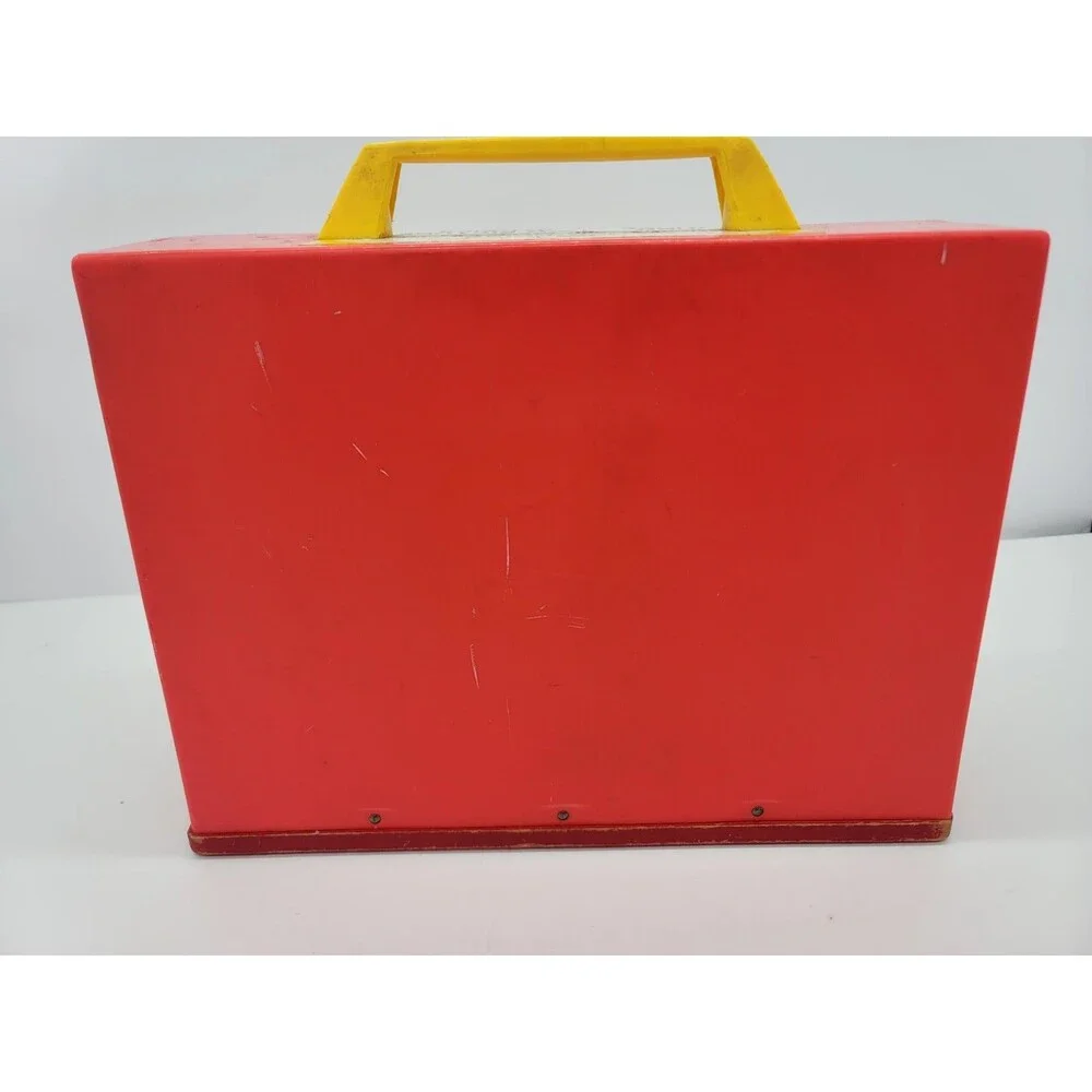 Fisher Price Toys Vintage 1966 Two Tune Giant Screen Music Box TV Works